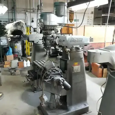 1970 BRIDGEPORT 12BR25 MILLERS, TURRET | Rock Solid Tools (10)