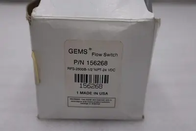 NEW IN BOX GEMS SENSORS RFS SERIES 156268 Liquid Flow Switch STOCK H35A
