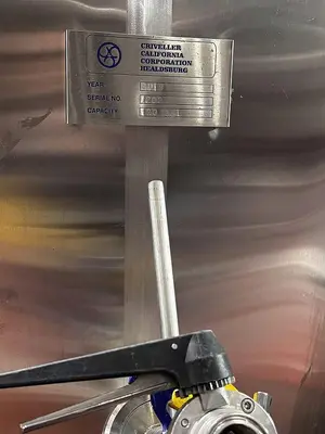 Used CRIVELLER 120 FV Stainless Steel Tanks Oregon US | Ager Tank & Equipment Co. #1407722