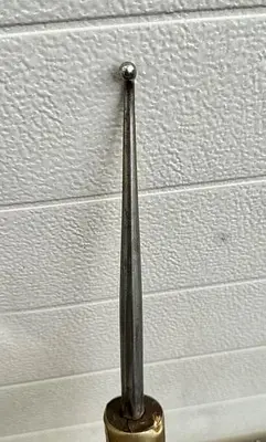 Metal Ball Tipped Hook Spinning Tool ~ 21" Length 5/16 Ball Tip ~ (5804)