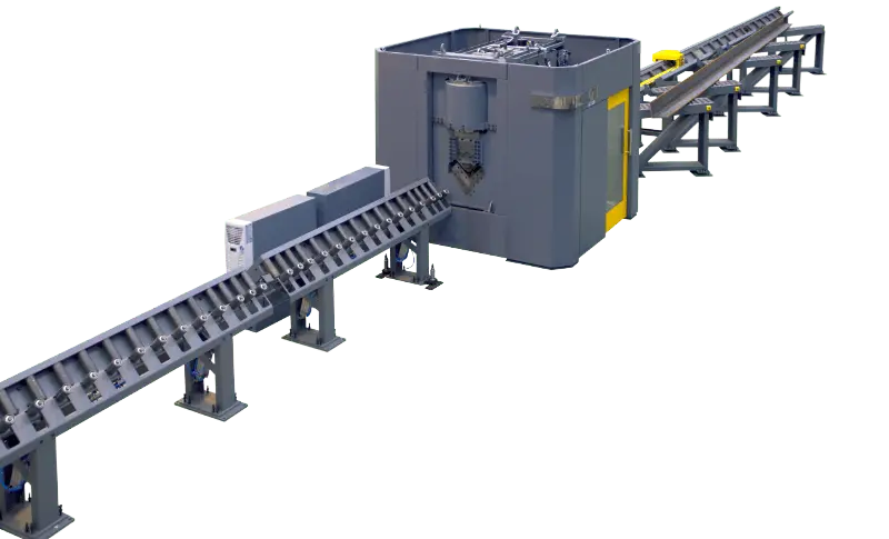 HUGE SALE GEKA GR150 CNC ANGLE PROCESSING GR 150 ANGLE PUNCH, SHEAR, CUT FLATS CNC