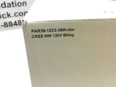 Cree 36 watt PAR 38 Dimmable LED White Light Bulb
