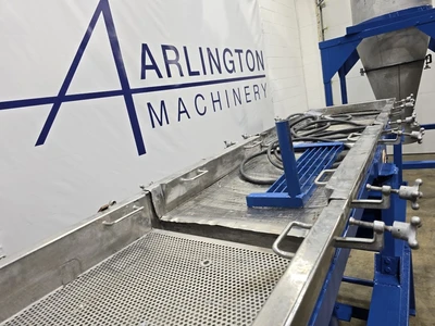 24" Wide X 108" L Witte Fluid Bed Dryer / Classifier With Cyclone