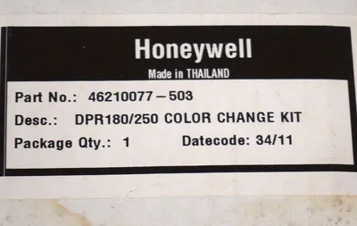 NEW HONEYWELL 46210077-503 COLOR CHANGE KIT DPR180/250 , 46210077503