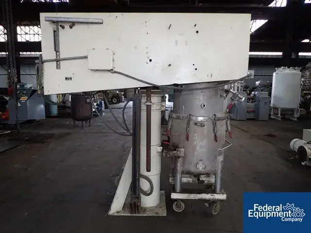 Used Steelcraft Bowers 40/15 HP Bowers Vacuum Mixer, S/S, 50 Gal Dispersers / Emulsifiers Ohio US | Federal Equipment Company #126097