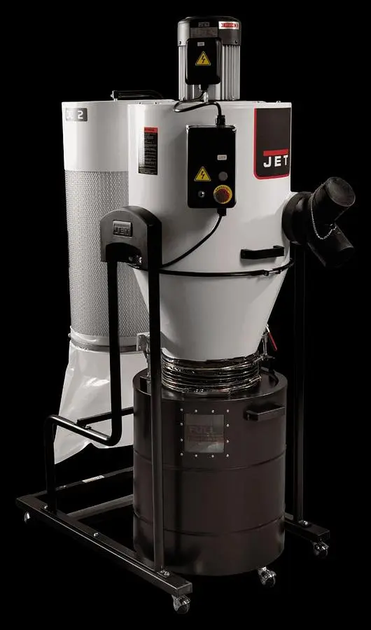 New | in-Stock 2026 JET JCDC-2 CYCLONE DUST COLLECTOR, 2HP, 230V Dust Collectors Wisconsin US | John G Weber Co Inc #1327614