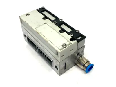 Used Festo Pneumatic Valve Terminal End Plate 533372 Parts (Hydraulics and Pneumatics) Michigan US | Maverick Industrial Sales #1410802