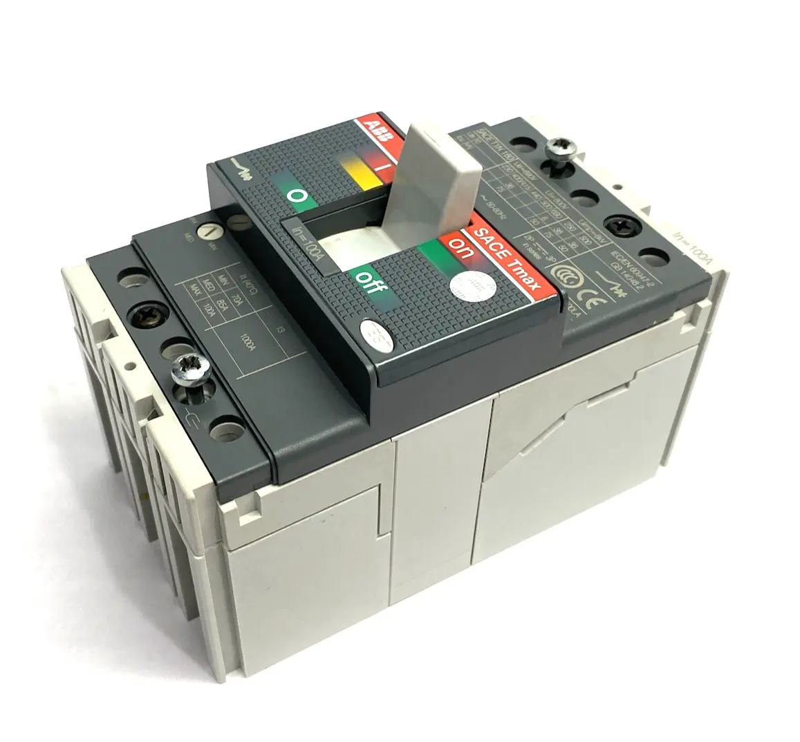 USED ABB MOLDED CASE CIRCUIT BREAKER SACE TMAX 3-POLE SACET1N160