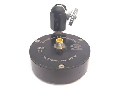 USED SPECTRUM ILLUMINATION CIRCULAR MACHINE LIGHT 24VDC 200 MA