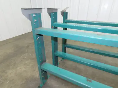 Roach MD-6 Conveyor Leg Floor Support 36"W Adj Height 24-5/8-27-5/8"  Lot of 3