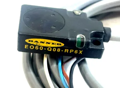 NEW BANNER ENGINEERING SO60-Q08 MINATURE SENSOR PAIR EO60-Q08-RP6X