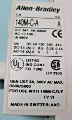 USED Allen-Bradley 140M-C2E-B16