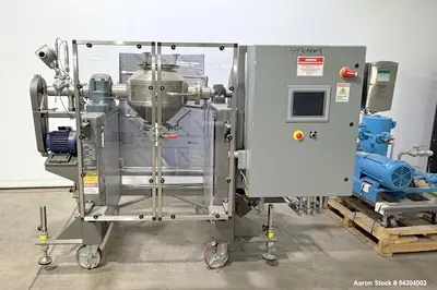 Unused Gemco 1 CF Double Cone Vacuum Dryer – Stainless Steel Vacuum Dryer with A