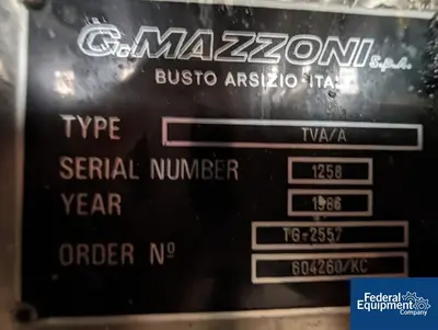 USED Mazzoni Mazzoni Billet Log Cutter, Type TVA/A