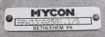 NEW HYCON REW330G25B1 FILTER HOUSING