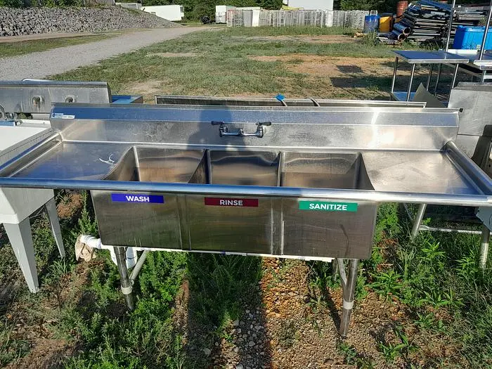 Used UNKNOWN 3 COMPARTMENT SINK Restaurant Equipment (Miscellaneous) Tennessee US | BAKE Marketing #392081