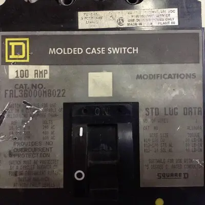 USED SQUARE D FAL36000M8022
