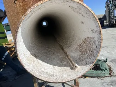 Dryer, Rotary, 13" x 195", Carbon Steel, Indirect Fired # 5991342