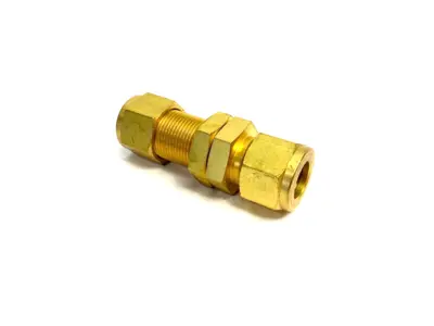 B-810-61 | Swagelok  Brass Bulkhead Compression Tube Fitting 1/2" OD Tube - New Other