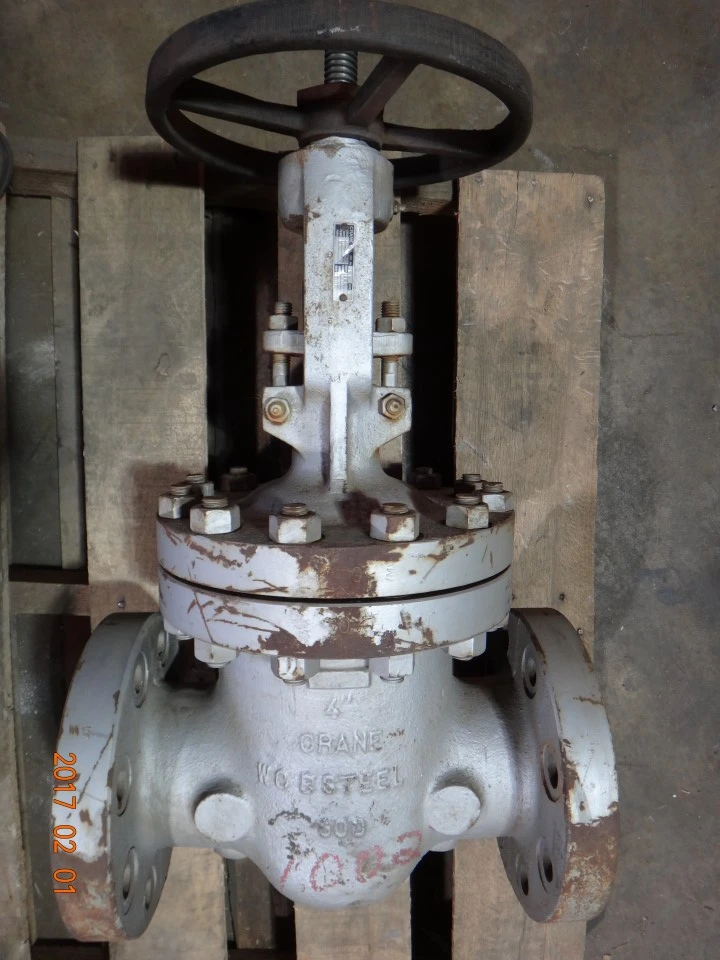 Crane 4", Class 600, WCB, Gate Valve