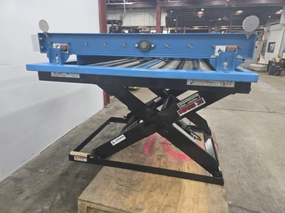 2500 LB Capacity Autoquip Series 35 Auto Scissor Lift, w/ Conveyor, 1.5 HP