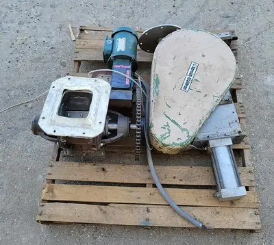 Hopper, 80 CF, S/st, 60" Dia. X 51", Airlock Valve #S744201
