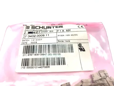 New | in-Stock Schurter Surface Mount Fuse Link Fuses Michigan US | Maverick Industrial Sales #1464061