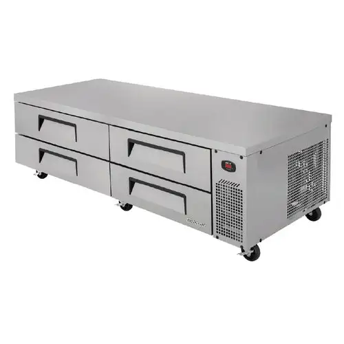 Turbo Air TCBE-82SDR-N 83 5/8" Super Deluxe Chef Base w/ (4) Drawers - 115v