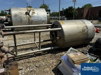 USED Lee Industries 750 Gal Lee Vacuum Kettle,304 S/S, 100# Jacket