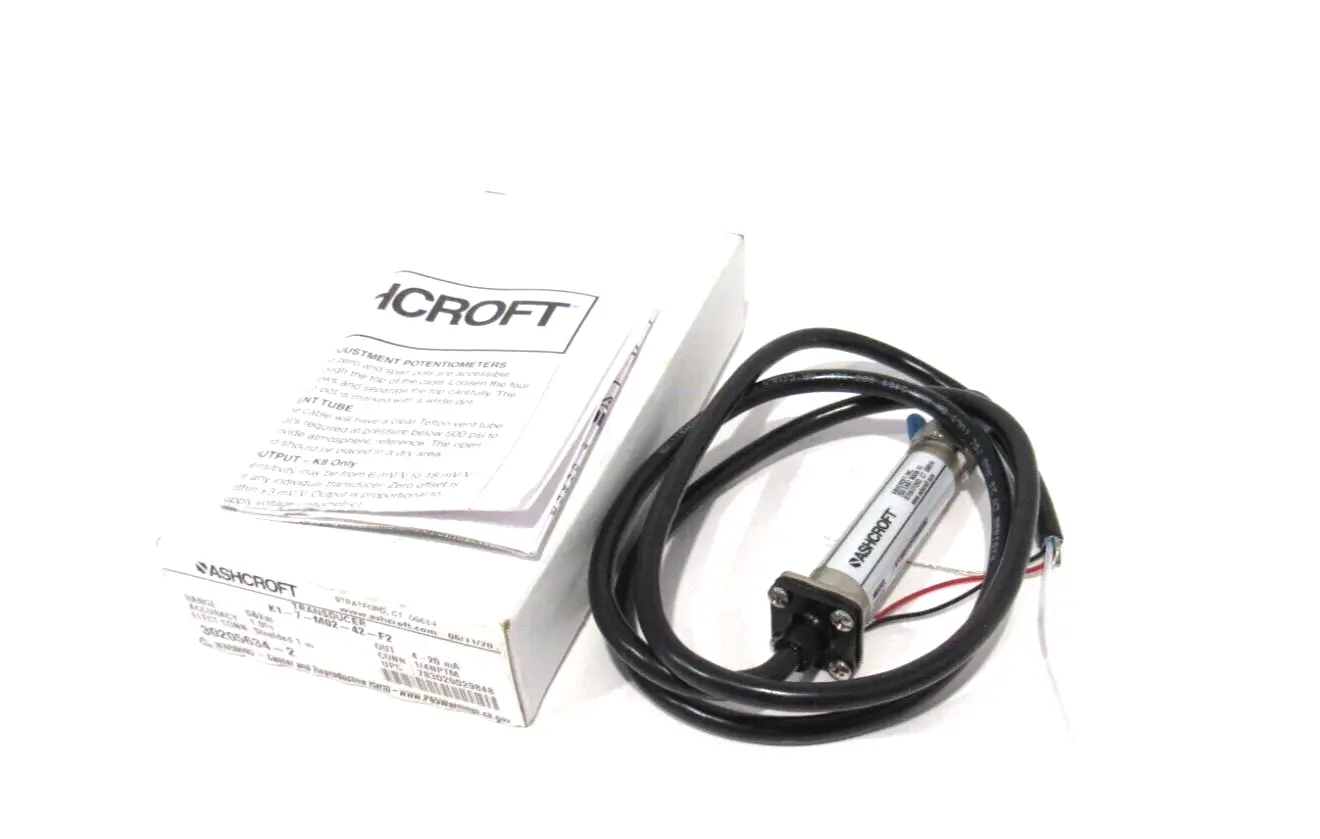NEW ASHCROFT K1-7-M02-42-F2 TRANSDUCER K17MO242F20#&VAC