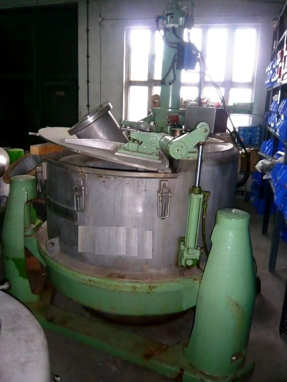 Ellerwerk 736 U-A perforate basket centrifuge, 316SS.