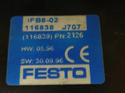 USED FESTO IFB8-02