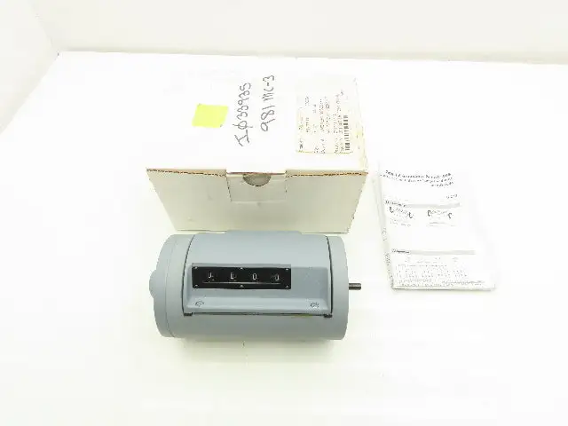 Baumer G220A03 Rotary Counter Timer 6 Counts Per Rotation 25 Pin Type