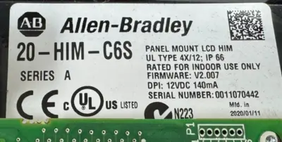 ALLEN BRADLEY 20G11FD022JA0NNNNN POWERFLEX 755 SER. A 15HP UNUSED SURPLUS