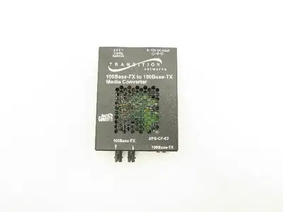Transition J/FE-CF-03 100Base-FX to 100Base-TX Stand-Alone Media Converter