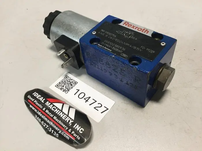 Used REXROTH 4WE6D62EG24N9K4B15V Valves/Fittings Michigan US | Ideal Machinery #583061