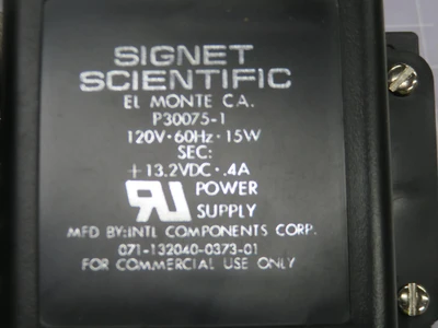 New | in-Stock SIGNET SCIENTIFIC _UNKNOWN_ AC/DC Power Supplies | OCO Industrial #1666094