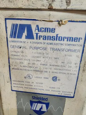 USED ACME T-2-53515-3S