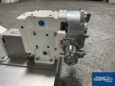 USED Wrightflow Technologies Wright Stainless Steel Lobe Pump Wash Down Duty, Model 0600 TRA10,