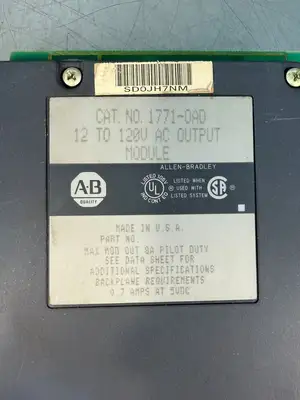 Allen Bradley 1771-0AD 12 To 120 Ac Output Module (8.3.5)
