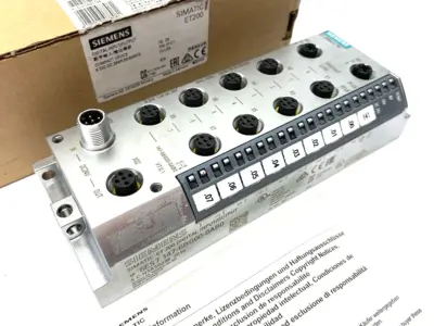 USED SIEMENS SIMATIC DP ET200ECO PN I/O MODULE 8 DIO, DC24V/1,3A