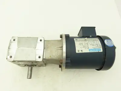 Leeson Cone Drive C4T17FC B03 Gear Motor 1/3Hp 58rpm 230/460V 3PH LH 56C