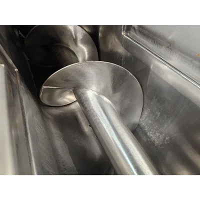 Used 15HP Stainless Steel Cheese Screw Extruder 12" Dia.