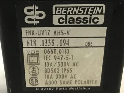 USED BERNSTEIN ENK-UV1Z AHS-V