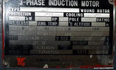 Used TOSHIN TDS75-100MF Double Arm Mixers Illinois US | Aaron Equipment #85315