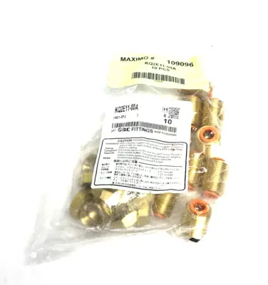 NEW SMC BRASS BULKHEAD UNION FITTING 3/8" OD TUBE