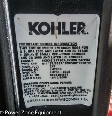 USED KOHLER LH755S