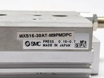 MXS16-30AT-M9PMDPC | SMC  Adjustable Stroke Guided Cylinder Slide Table - Used