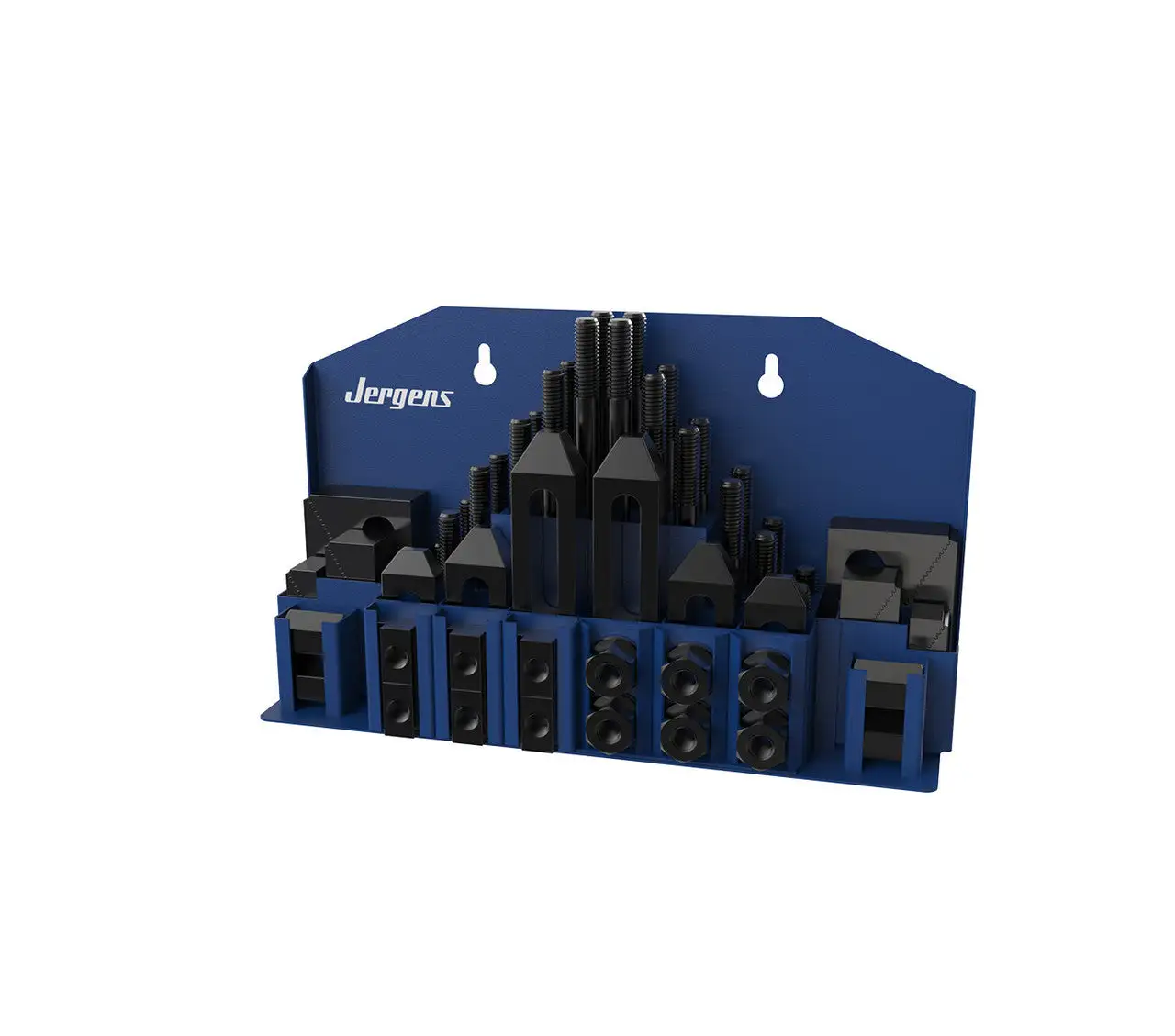 Jergens 60 Piece Set-Up Clamping Kit Aluminum Step Block 5/8" Stud 1/2"-13