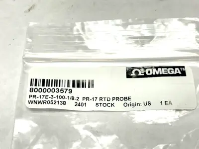 PR-17E-3-100-1/8-2 | Omega  RTD Probe - New